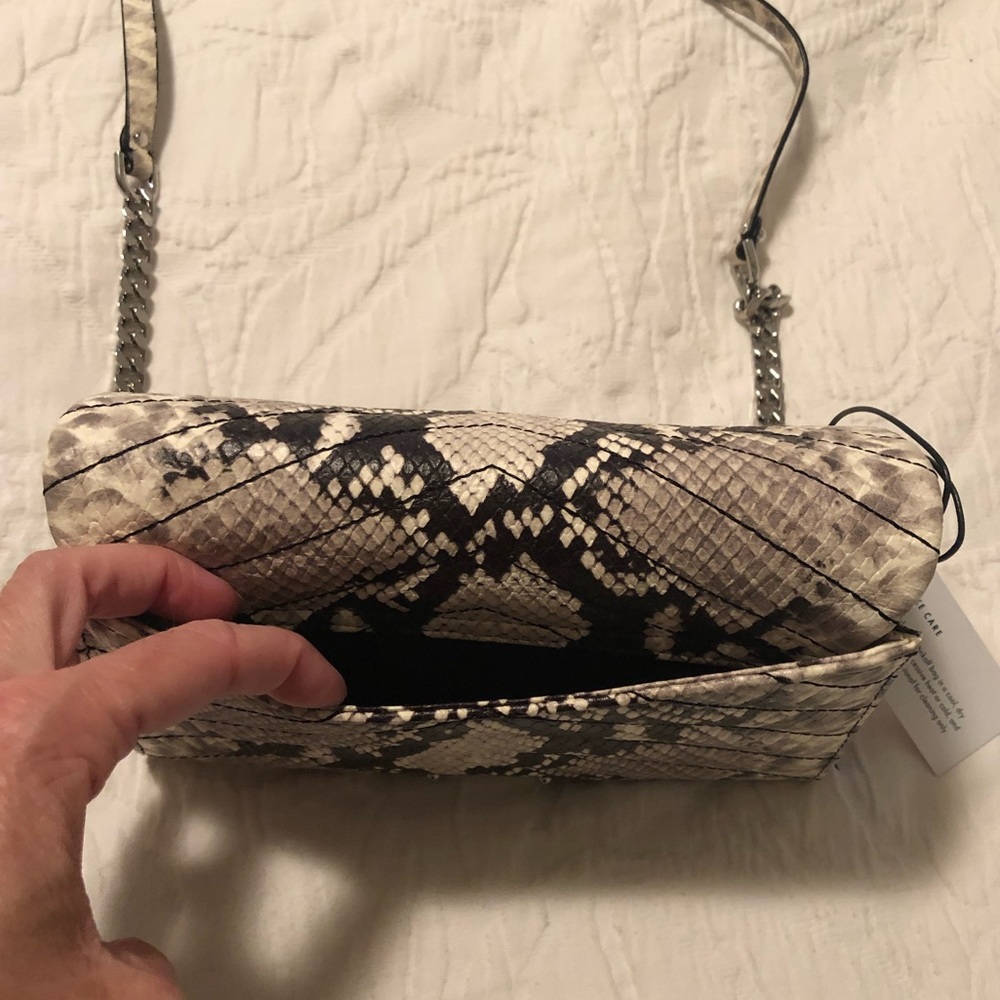 HP! Rebecca Minkoff Python Crossbody Wallet Purse NWT - Picture 7 of 11